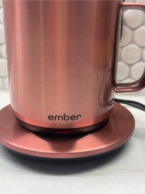 Ember Mug 2 Rose Gold Heating Coffee Tea Temperature Control Pink Copper